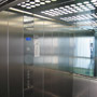 Elevator designed for the comfortable transportation of patients in a hospital