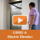 The electric elevator CIRRO A - a solution developed by Elmas
